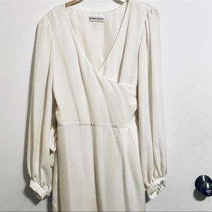 NWOT Silk Wrap Wedding/Elopement Dress Gown + Altar